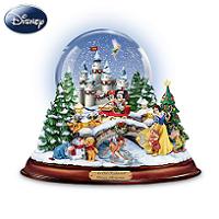       ,       . ("An Old Fashioned Disney Christmas" Musical Snowglobe Showcasing 13 Classic Characters by The Bradford Exchange.)