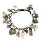 Sweet Romance Vintage Baby Mother Charm Bracelet