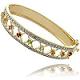 Gem Jolie 14k Gold Overlay Multi-gemstone and Diamond Accent Bracelet
