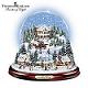 Thomas Kinkade Jingle Bells Illuminated Musical Christmas Snowglobe by The Bradford Exchange