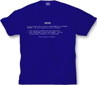 �������� '����� ����� ������' (T-Shirt Blue Screen of Death (NT))