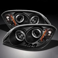     05-09 Pontiac G5 / 05-10 Chevrolet Cobalt / 05-06 Pontiac Pursuit (PONTIAC PURSUIT G5 COBALT HALO LED PROJECTOR HEADLIGHTS)