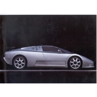 Рекламный проспект Bugatti EB110 Sport Stradale (Bugatti EB110 Sport Stradale rares engl. Prospektblatt)